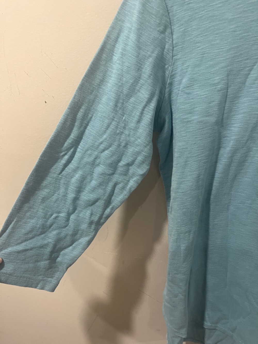 Kirkland Signature Aqua Crewneck Long Sleeve Top - Picture 3 of 9